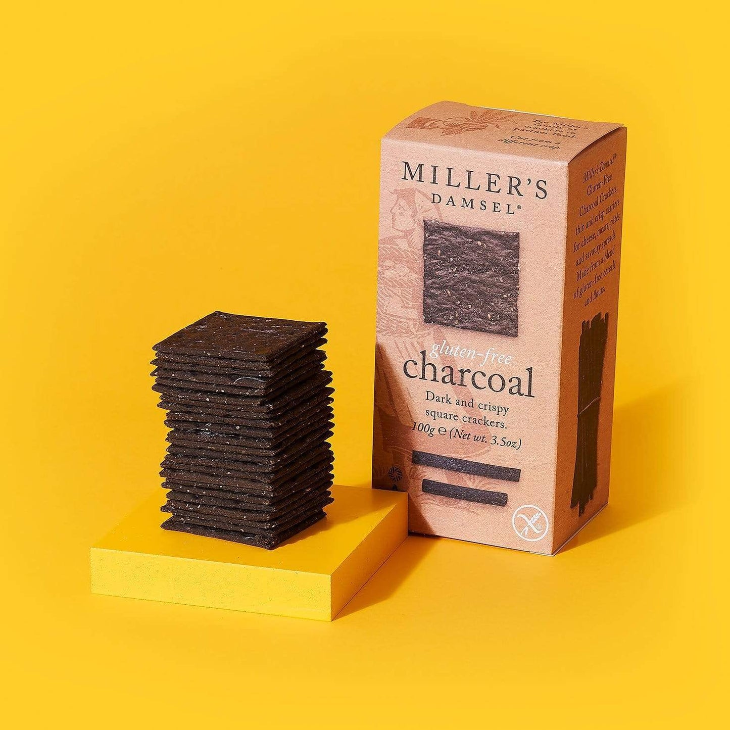 The Cheese Geek Gluten Free Charcoal Crackers