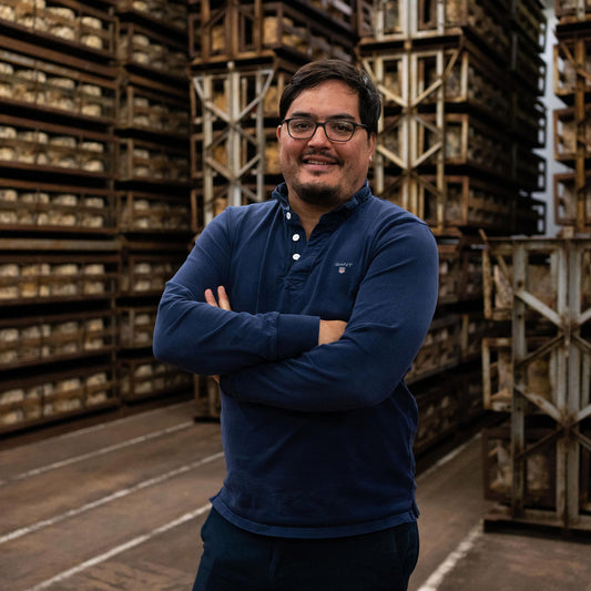 Edward at Quicke's Cheese